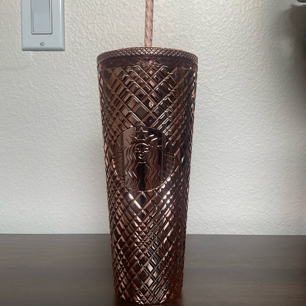 Starbucks 24 oz Rose Gold Tumbler